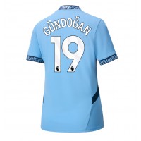 Stroje piłkarskie Manchester City Ilkay Gundogan #19 Koszulka Podstawowej dla damskie 2024-25 Krótki Rękaw